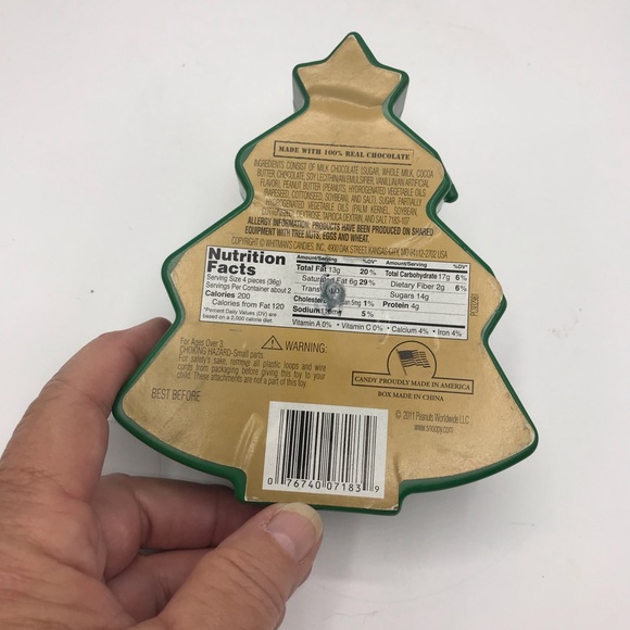 Whitman’s/ 2010 Peanuts Snoopy Christmas ornament. Snoopy has Christmas lights. - Picture 3 of 4